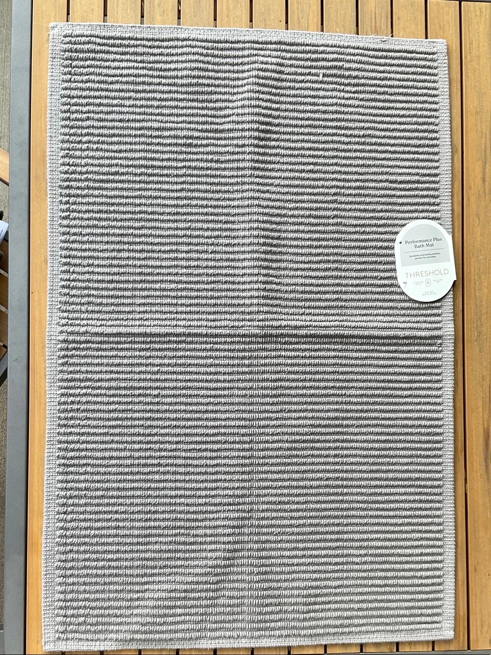 Threshold Performance Plus Bath Mat - 20X30 inch, Light Gray NWT